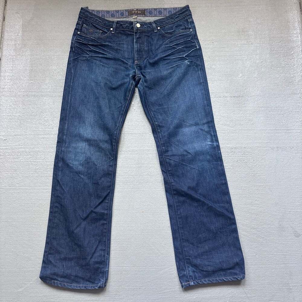PAIGE PREMIUM DENIM BLUE JEANS, STRAIGHT LEG 36 waist
